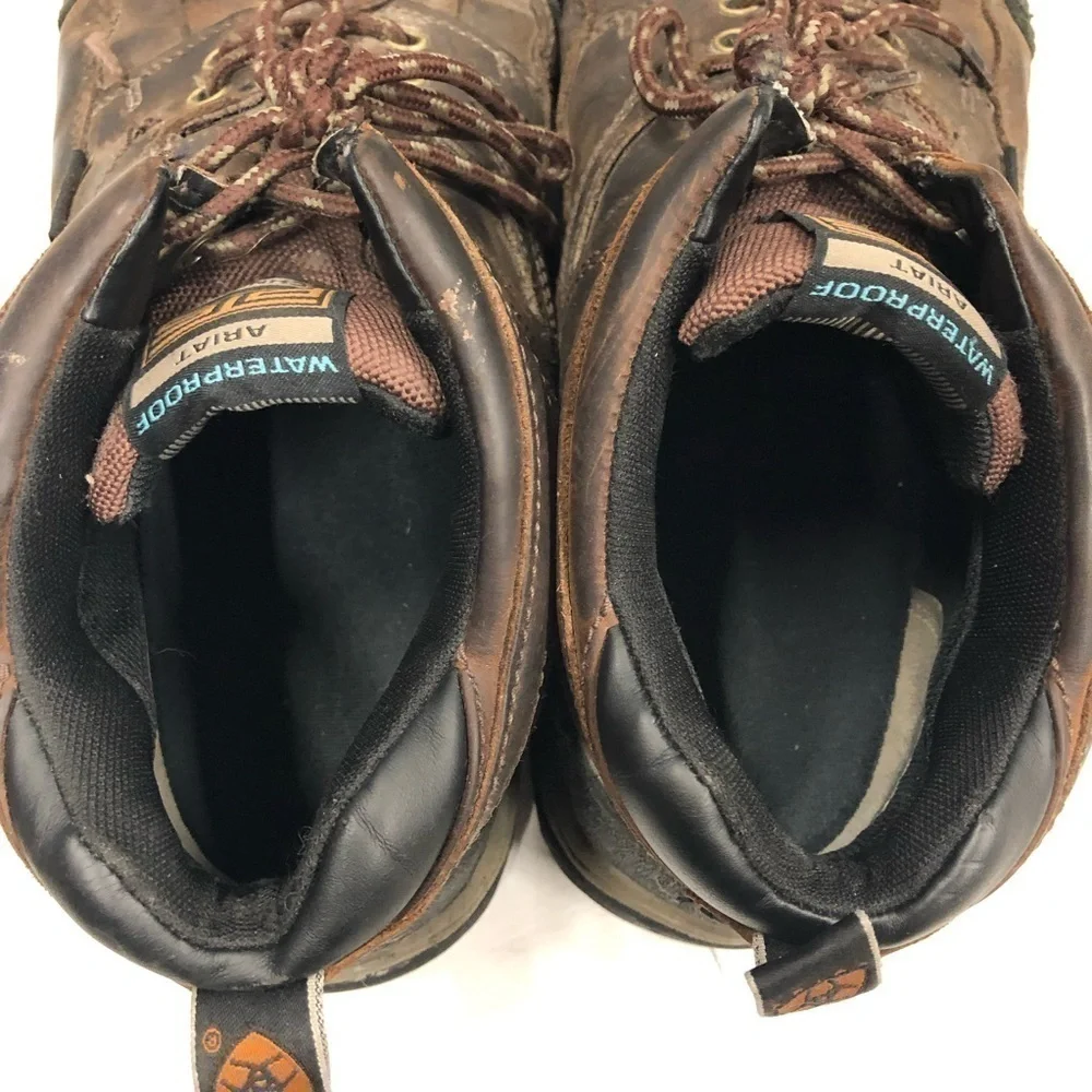 Ariat Men’s‎ Terrain Waterproof Hiking Boots Distressed Brown Size 11.5D